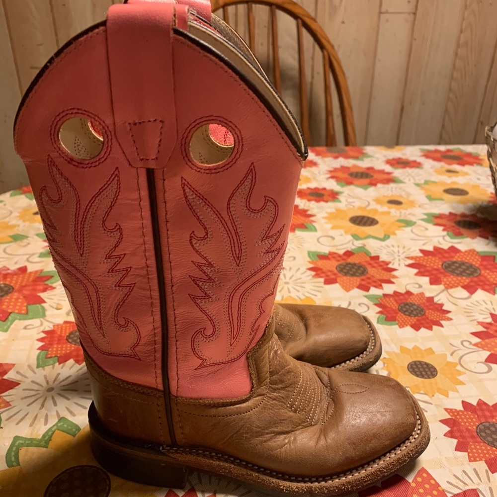 Old west girls boots size 13